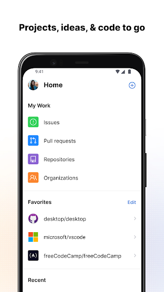 GitHub Mobile App 