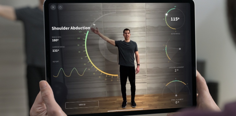 iPad Pro LiDAR scanner