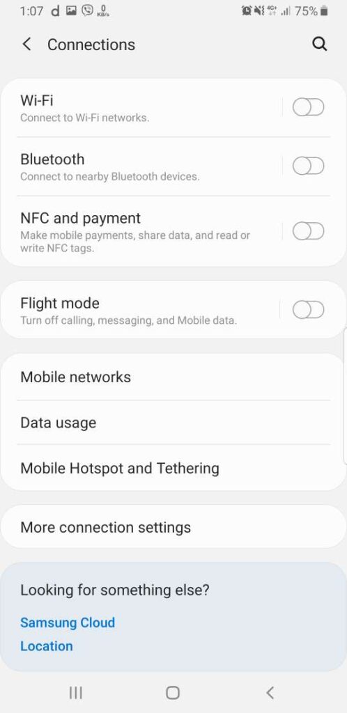 Android Connectivity Options