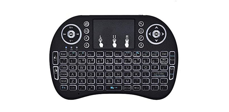 E-Onfoot Mini Keyboard with Air Mouse